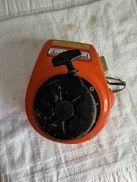 At60 Kubota Tiller Pull Cord Assembly Cover Used