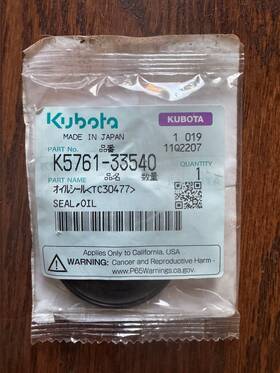 K5761-33540 Kubota Gearbox Oil Seal