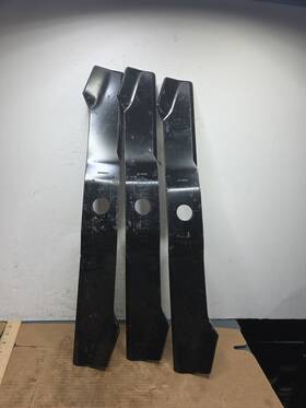 K5975-34360 Kubota Qty 3 24-1/2 Inch Oem K5975-3436 / Mower Blade Blades Set