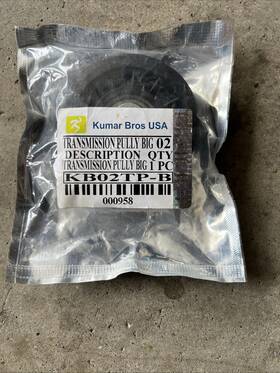Kb02tp-b Kumar Bros Usa Big 02 Flat Idler Pulley Fits John Deere Sabo 97-14hs-new