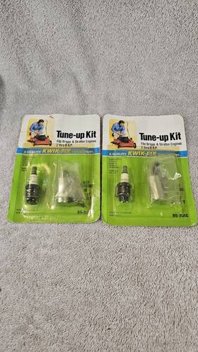 Bs-301c Kwik-fix 046292040010 2 New Briggs And Stratton 2-8 Hp Engine Tune-up Kits See Pics