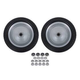 Qs620464qr Lablt 2 Pack Bias 13 5.00-6 Flat Free Wheel And Tire Solid Rubber Lawn Mower