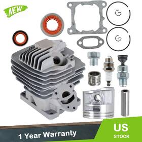 11410201200 Labworkauto Ms261 44.7mm Cylinder Piston Gasket Kit For Chainsaw Oil Seal