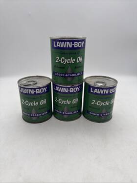 89930 Lawn Boy 89932 4 8-ounce 2-cycle Ashless Engine Oil - Old / Vintage Can Gen Ii