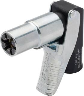 Locknlube 810102950697 Locknflate 90-degree Air Chuck Closed Flow 90