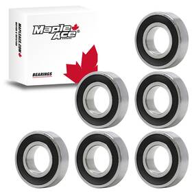 6206-2rs Maple Ace 836206 C29735 Pto Bearing Fits Case 200 And 400 Series Hi-temp Grease 6pcs