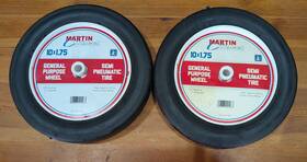 12317 Martin Wheel 12317/110p 10 Inch X 1.75 Plastic General Purpose Wheel-1/2 Hub 2 Centered