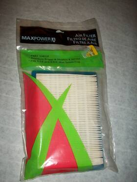 Maxpower 334322 Genuine Air Filter For Briggs And Stratton 3.5 Hp 4 Max Eng