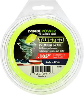 338803 Maxpower Premium Twisted Trimmer Line .105-inch