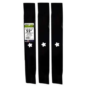 561741b Maxpower 3 Blade Set For Many 52 Inch Craftsman Husqvarna Poulan Mowers Oem #s