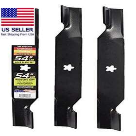 561747b Maxpower 561747 3 Blade Set For Many 54 Inch Cut 18.5 Inches Yellow