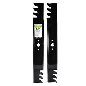 Maxpower 744759217974 2 Blade Commercial Mulching Set For 46 Inch Mtd Cub Cadet Troy-bilt Mowers Repl