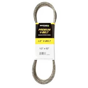 Maxpower 844547007708 New Max Power 1/2 Inch X 62 Premium V-belt For Mowers