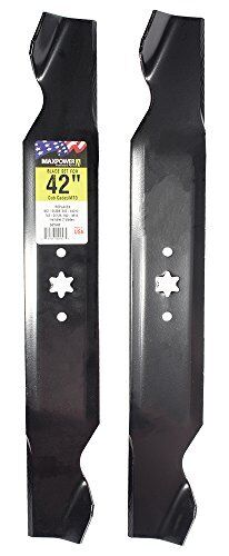 561548b Maxpower 844547014157 2-blade Set For 42 Inch Cut Mtd/cub Cadet/troy Bilt Many Oth