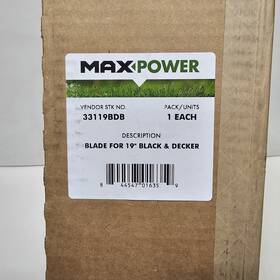 90541433-01 Maxpower 844547016359 33119bdb Mulching 19 Inch Cut Black And Decker Oem Mower Blade