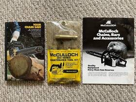 94356 Mcculloch Unused 300 Series Maintenance Tool Kit 1980 Your Chain Saw Book