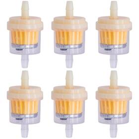 Yl316 Meajoo 6pcs 3/16 Inch 5mm-6mm Gas Inline Fuel Filter With Magnet Fit For Atv Scooter