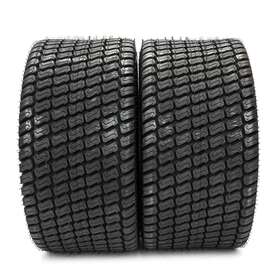 Millionparts 24x9.50-12 2 Lawn Mower Tractor Turf Tires 4 Ply Rated 24x9.5x12 Tubeless