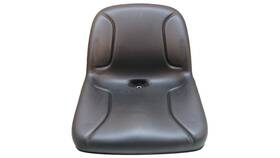 Ts25-00002 Milsco Lawn Mower Rider Seat Black 2-bolt Front Mounts 8 Inch Apart