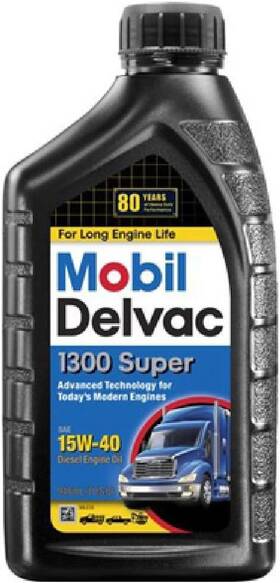 120429 Mobil 120429-6pk Delvac 1300 Super 15w-40 Motor Oil - 1 Quart Pack Of 6