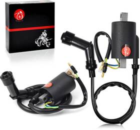 Moto1988 780279983784 Ignition Coil And Cap 2pcs Compatible With Honda Cb350 Cl350 Cb450 Cl450 Sl350