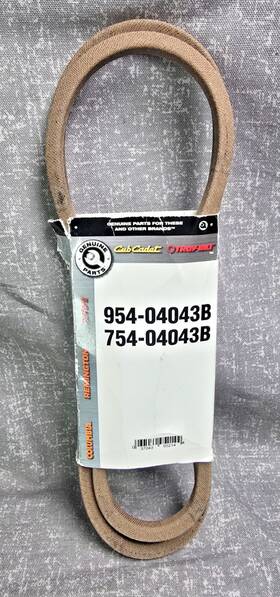 754-04043b Mtd 037049952144 Troy Bilt Cub Cadet 954-04043b Drive Belt Genuine Factory Oem