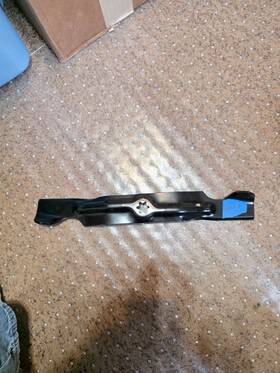 040530 Mtd - 19 316 Black Lawn Mower Blade 6 Point Star