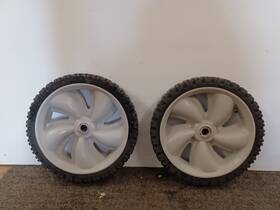 734-04563 Mtd Oem Rear Wheels 8 X 1.8 Gray Pair Of 2 Murray