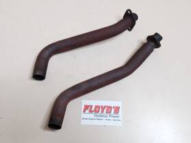 751-0623 Mtd 751-0624 Pair Oem Briggs And Stratton Oppossed Twin Exhaust Pipes