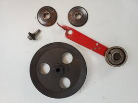 756-0475 Mtd Yard Machines Ryobi 1/2 Inch Belt Auger And Drive Pulley Set W Tensioner