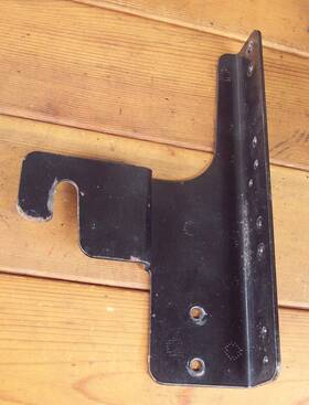 783-0764b-0637 Mtd Black Left Hand Catcher Bracket Troy-bilt Fast Ship