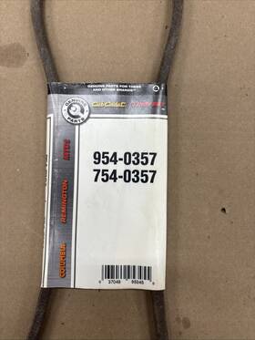 954-0357 Mtd New Oem Cub Cadet V-belt Lawn Mower Belt 1/2 In X 40.5