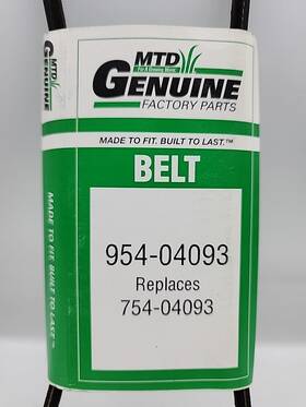 754-04093 Mtd 954-04093 Genuine Troybilt Belt Part #