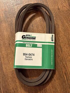 754-0474 Mtd 954-0474 Genuine Belt Oem