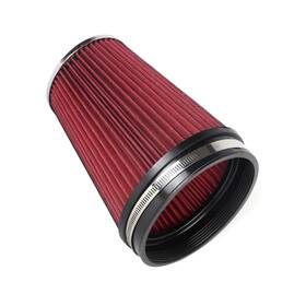 Mg-ofi113-red-short Muge Racing 6 Inch Inlet Cold Air Intake Filter Cone Replacement Performance Washable Clamp-o