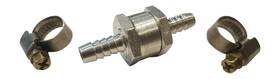 Muzzys 600599654686 8mm 5/16 Inch Fuel Check Valve Inline One-way Non-return Aluminum With Cla