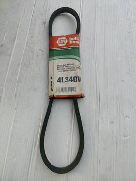 4l340w Napa Heavy Duty Fhp Belt 1/2 Inch X 34 Free Shipping New Old Stock