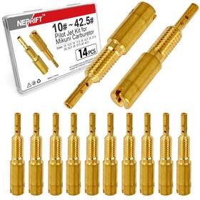 Ryy001 Neprift Pilot Jet Kit For Mikuni Carburetor Replacement Slow Jets Compatible With Rs