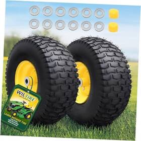 1566yl-pzzk-ct2 Ningbo Kangdishizhengyuanlinjianshe Youxiangongsi 15x6.00-6 Tubeless Tire And Wheel Assembly 2 Pack Replacement Riding Lawn