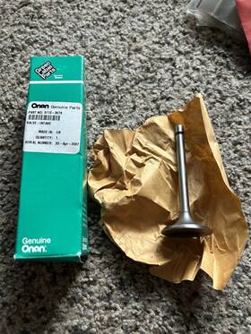 110-3578 Onan Intake Valve New Oem Part