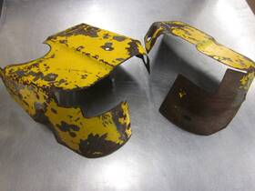134-2489 Onan Nhc Nhc-ms Cck 2 Cylinder Engine Cooling Shrouds Covers