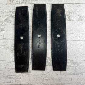 40-408 Oregon Lot Of 3 Edger Blade Black 9 Inch X 2 Circle Center Hole 3/8 Nos
