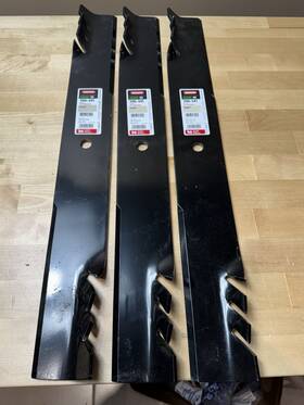 596-341 Oregon 3 Pack Lawn Mower Blade Gator G5 24-1/2 Inch For 72 Scag Lot