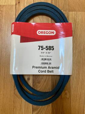 75-585 Oregon New 5/8 X 85-inch Premium Aramid Fiber Cord Belt