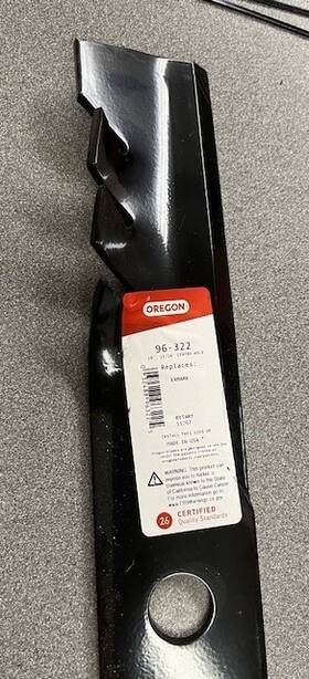 96-322 Oregon Genuine Oem Part # 18 Inch G3 Gator Blade Garage