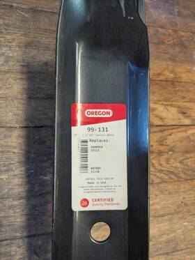 99-131 Oregon Mower Blade For 28 Inch Snapper