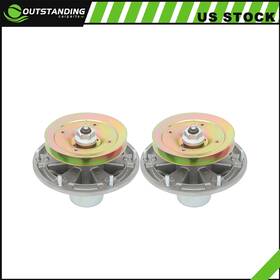 Ou11268323833604parts Outstanding-carparts 2pk Spindle Assembly With Pulley Fits John Deere Tca13807 Or Tca25832