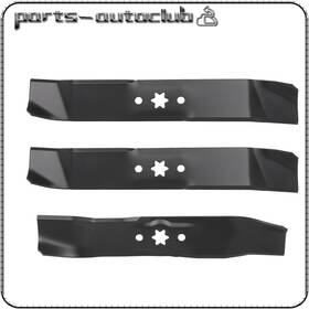 Pac182005part Parts-autoclub Set Of 3 Blades For Cub Cadet 46 Inch Mower Decks 742-04124 2 742-04125 1