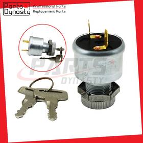17421g1 Parts Dynasty Ignition Switch With Key Fit Ezgo Golf Cart 1981-up 2 Terminal