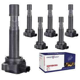 Fcf000223 Partselect 6pcs Ignition Coil Pack Uf713 Replacement For Honda Accord Crosstou... Fast Ship